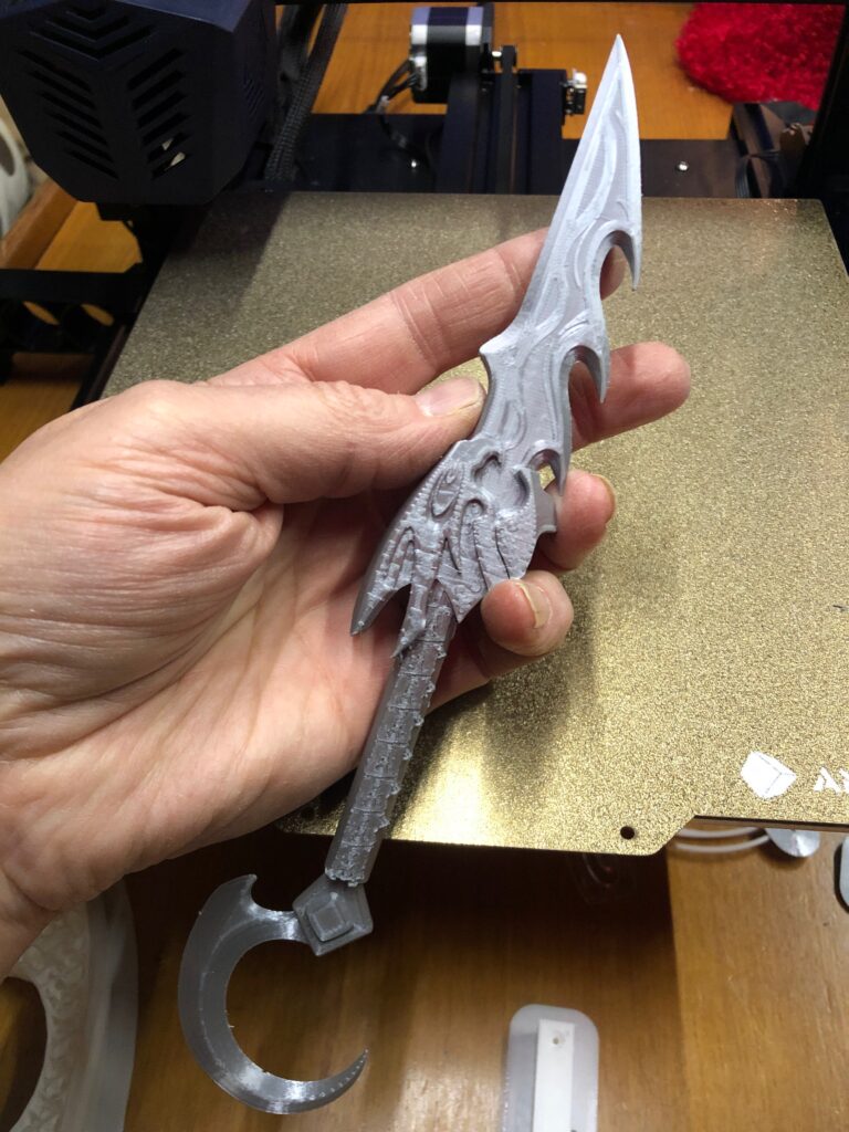 Pyke Sword in Silver PLA