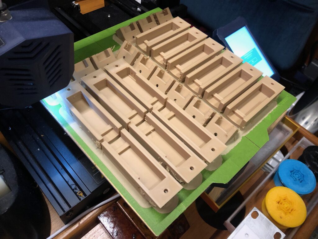 Light Fixture Parts in PLA Wood