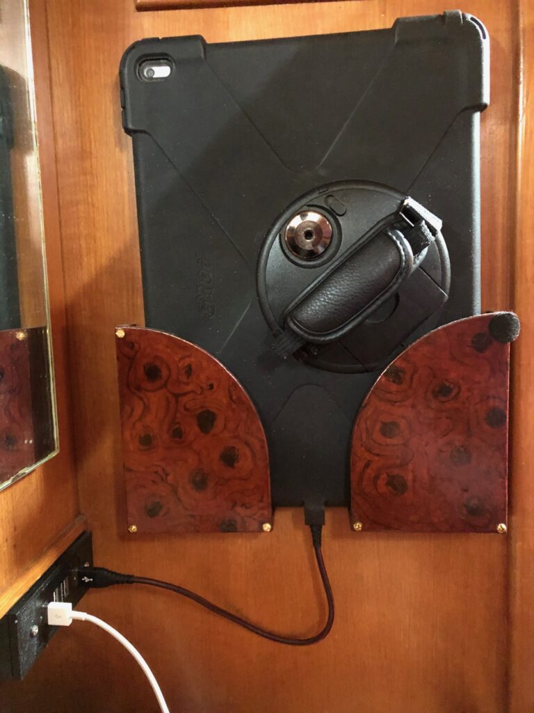 Bulkhead Mounted iPad Holder